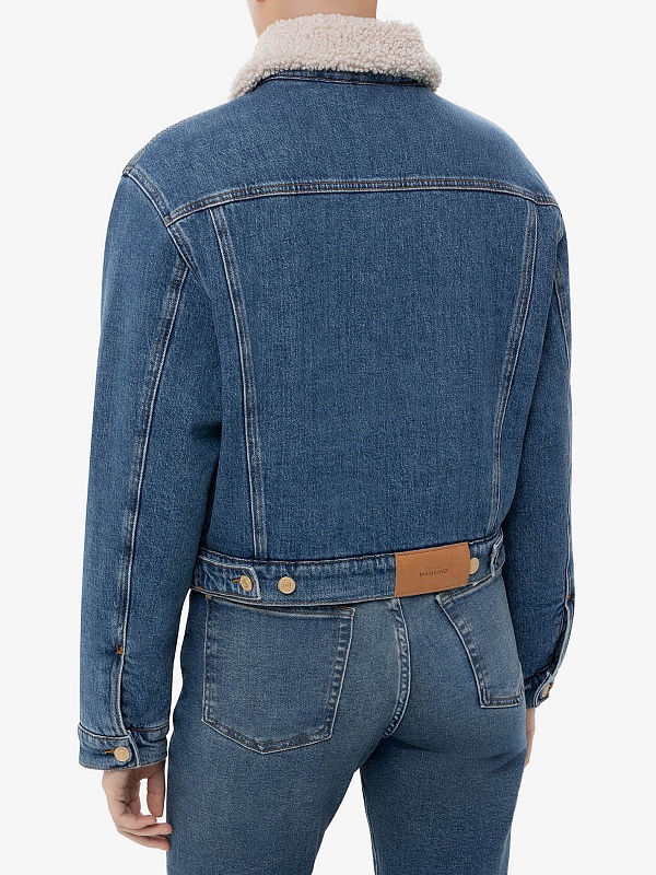 Куртка джинсовая жен 7 For All Mankind JSNIC100SC MID BLUE - 4