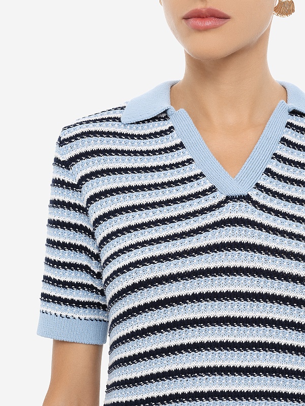 Поло жен MC2 Saint Barth CDY003 03773L STRIPES 3110 - 5