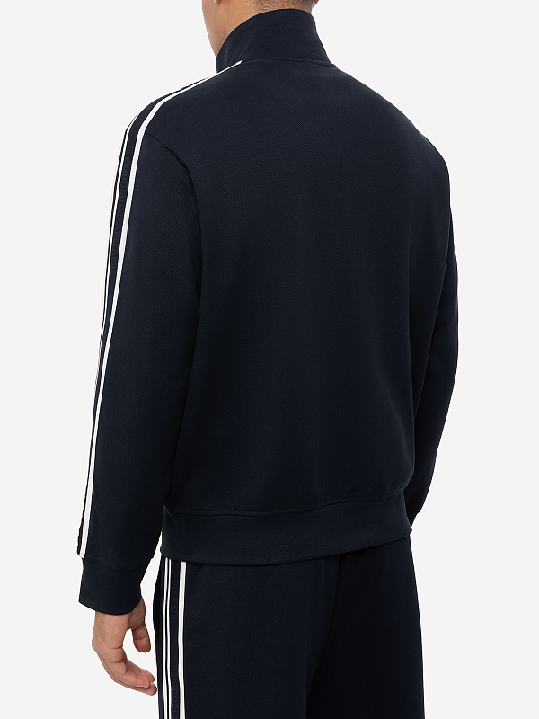 Толстовка на молнии муж Emporio Armani EM001110 AF13488 UB118 ICONICO 0920 BLU NAVY EA - 3