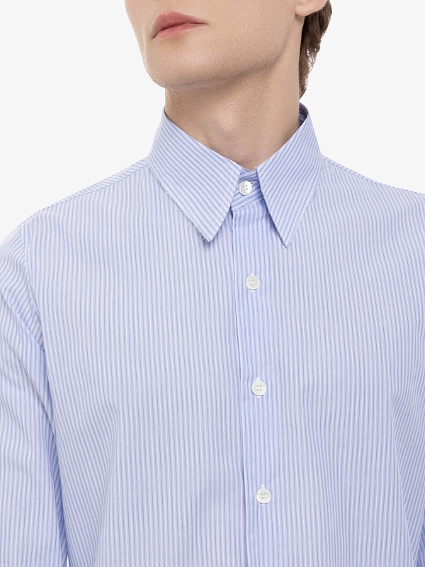 Рубашка муж Tonywack BE12SH24 SKY BLUE STRIPE - 5