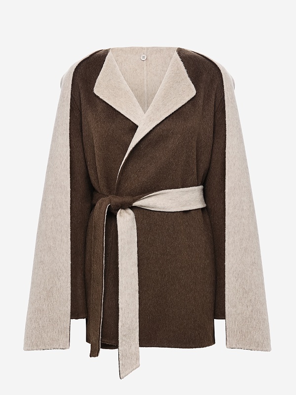 Полупальто жен P.A.R.O.S.H. D431785 808 FANTASIA MARRONE - 7