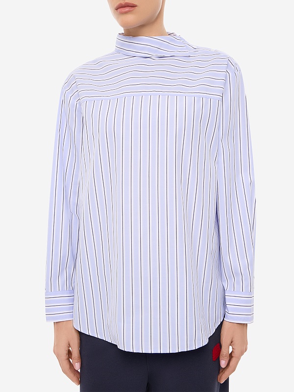 Рубашка жен MAX&CO 2626116023200 001 NAVY PINSTRIPES - 3