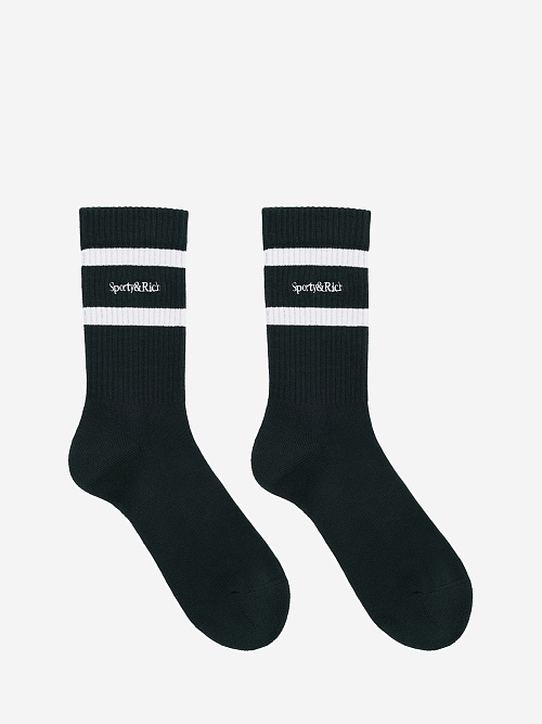 Носки муж Sporty & Rich AC00461300GR51 Forest/White - 0