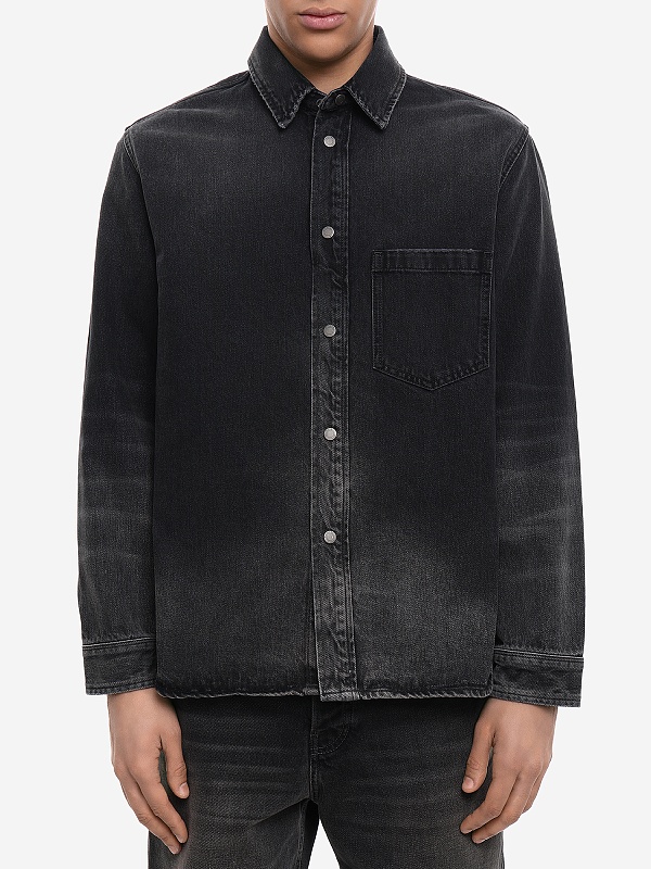 Рубашка муж Haikure HEM06058DF174L0925 PASADENA BLACK - 4