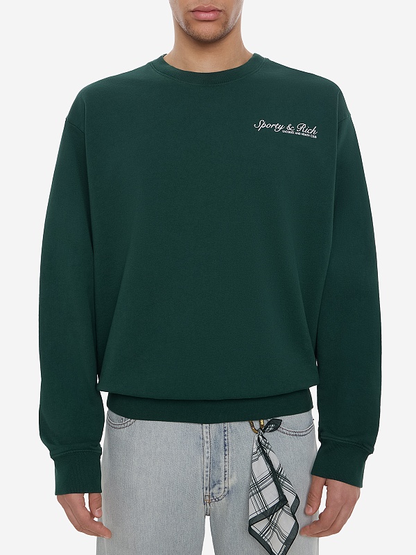 Толстовка муж Sporty & Rich ST07161325GR10 Forest - 3