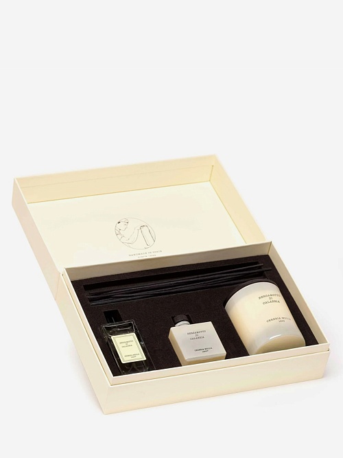 Набор (свеча 230г, диффузор 100мл и спрей 100мл) унисекс Cereria Molla 1899 SET3C-BDC BOUTIQUE Berga - 0