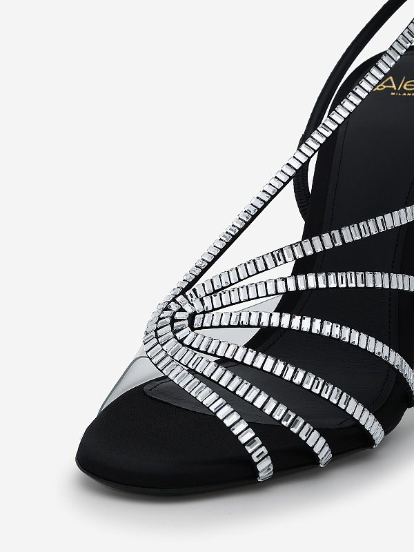 Босоножки (каблук) жен Alevi L26SC012.U.0222997 BLACK - 5