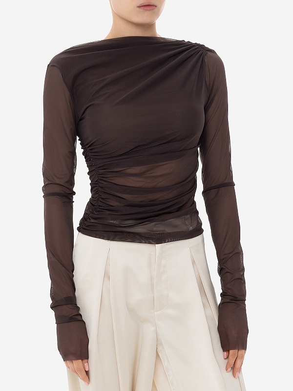 Топ жен THE ANDAMANE T170710A TJP176 COFFEE - 3