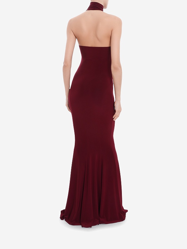 Платье жен Norma Kamali KK4253PLB14043 PLUM - 3