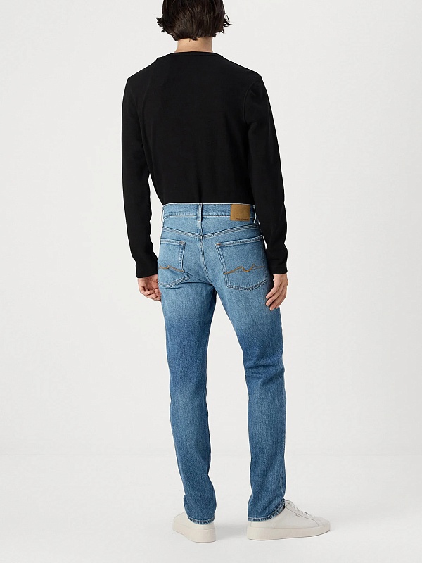 Джинсы муж 7 For All Mankind JSMSC100UR LIGHT BLUE - 2