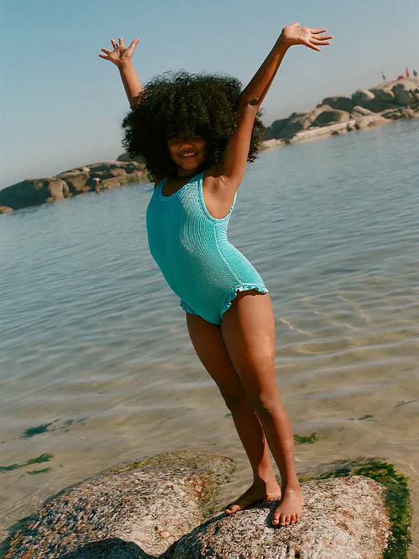 Купальник слитный дев Paramidonna CR26KLPB-1 PACIFIC BLUE - 2