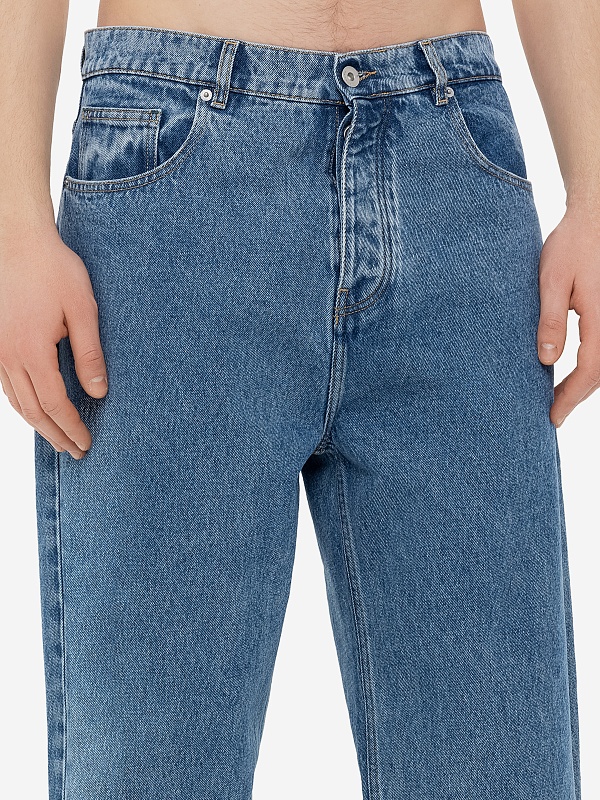 Джинсы муж Drôle de Monsieur E-BP168-CO123-BE BLUE - 5