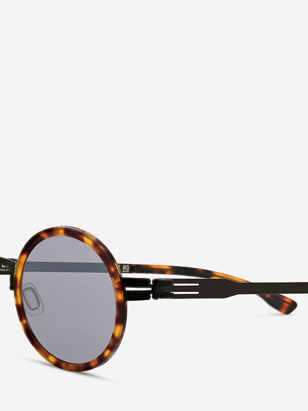 Солнцезащитные очки Ic Berlin IB Bent Black Magma Matt Black Mirrored Friday MS 43 29 145 - 3