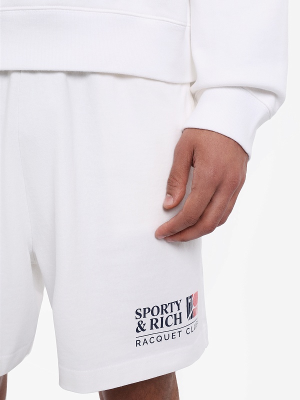 Толстовка муж Sporty & Rich ST098710431WH01 White - 5