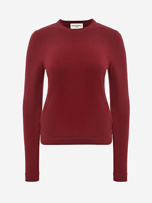 Лонгслив жен Officine Generale W25WTEE203 RED WINE - 0
