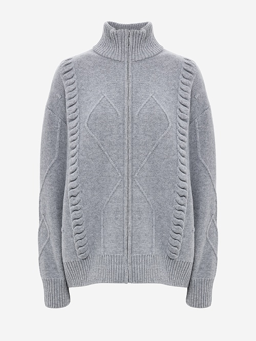 Кардиган жен Burka kn25-k002 Серый - 0