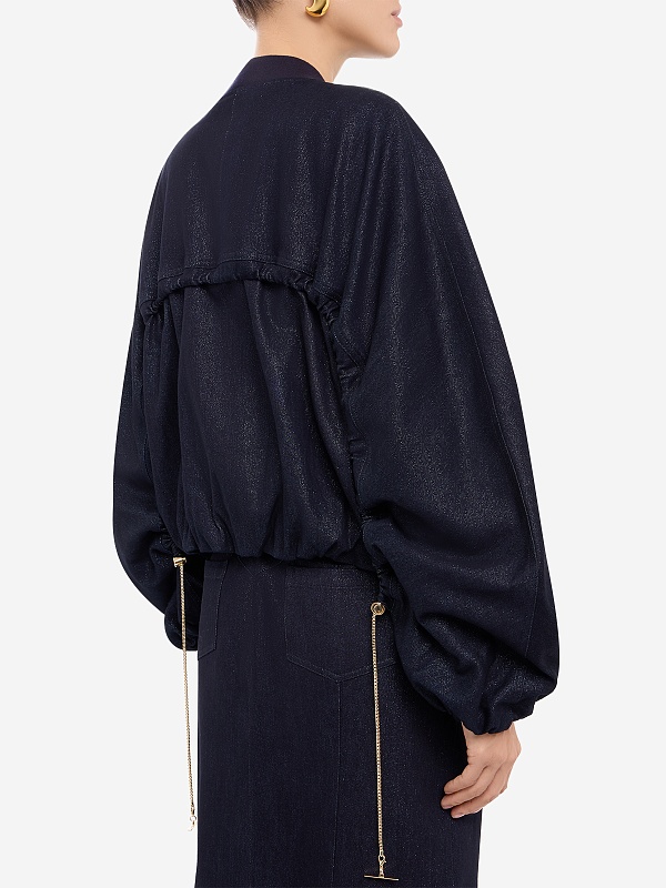 Куртка джинсовая жен Danamé 126FW1902D SHIMMERING INDIGO - 4