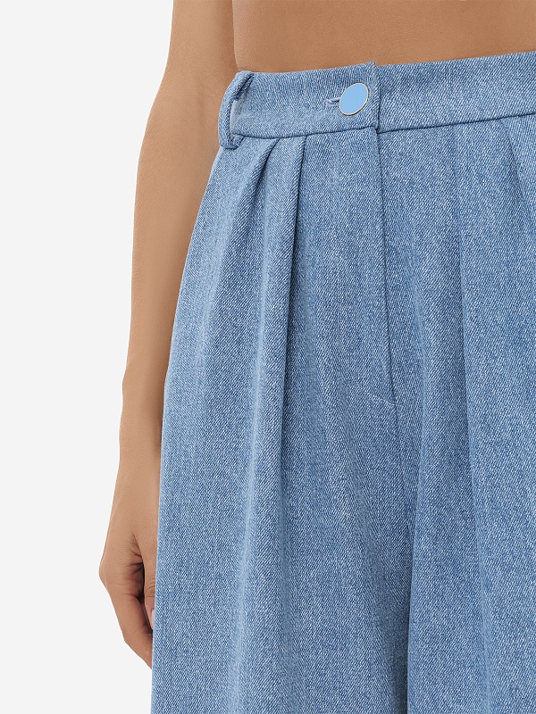 Джинсы жен Rowen Rose PNT_RR286 Denim - 5