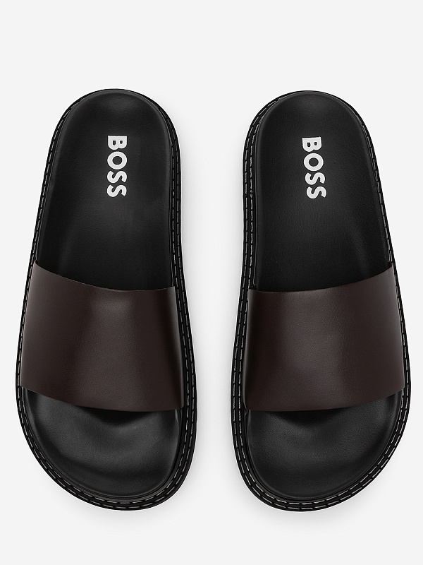 Сандалии муж Hugo Boss 50516786 205 Dark Brown - 2