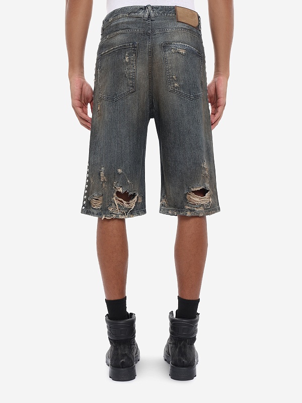 Шорты муж Alchemist AL FL SS26 MD PA 10 Dirty Indigo - 4