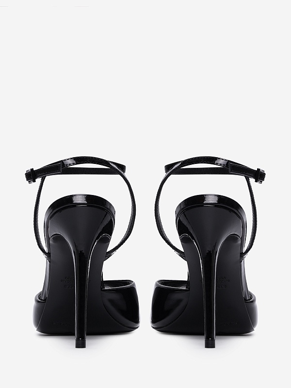 Босоножки (каблук) жен Black Suede Studio WREN 100 | 100mm black - 2