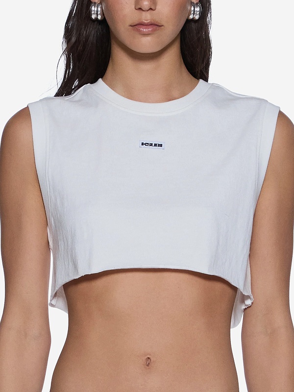 Топ жен Ksubi WPS26TA003 white - 3