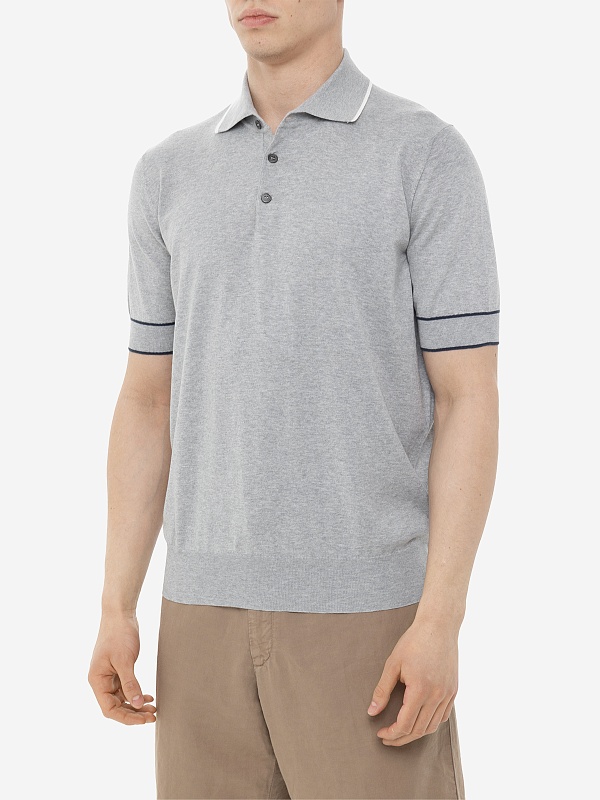Поло муж Brunello Cucinelli M29802035 cko48 - 1