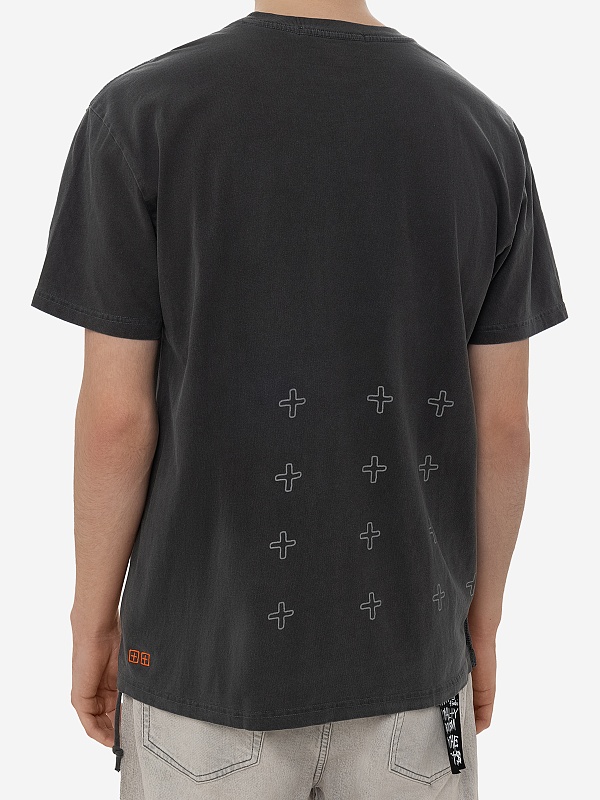 Футболка муж Ksubi MFA24TE034 Black - 4