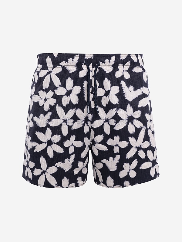Плавки муж Emporio Armani EM000583 AF20443 FB074 FLOWER EAGLE ARM.BLU - 0