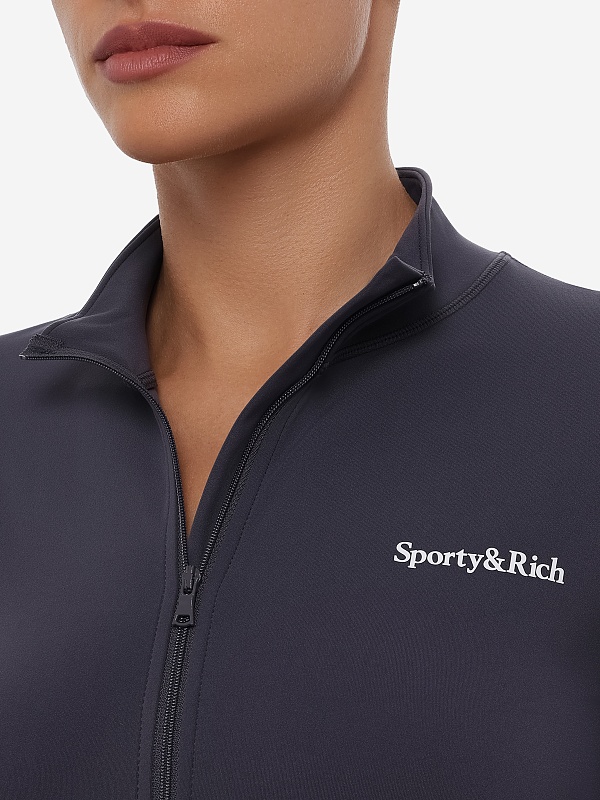 Топ (спортивный) жен Sporty & Rich TO018711300GY25 Carbon White - 5