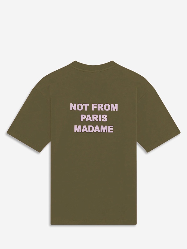 Футболка муж Drôle de Monsieur I-TS203-CO002-KK KAKI - 1
