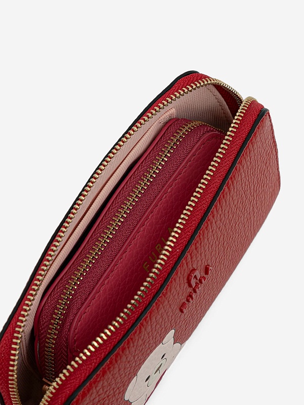 Набор косметичек жен Furla WE00453BX42914536S9001 TONI M1 RED + VELVET PINK - 4