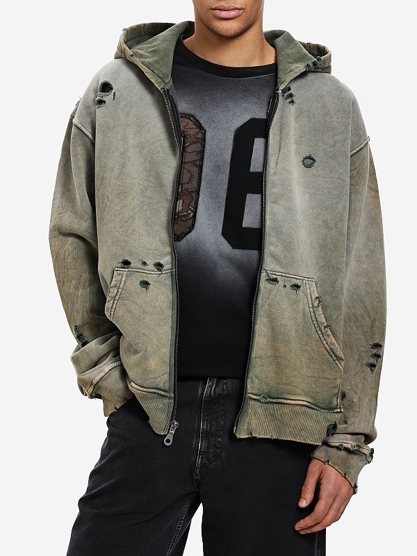 Толстовка на молнии муж Alchemist AMFW25MJZHD16.b Malachite - 2