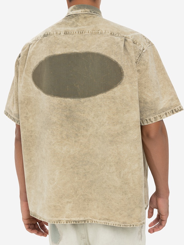 Рубашка муж Etudes Studio ILLUSION SS RIPSTOP GHOST E Sage - 4