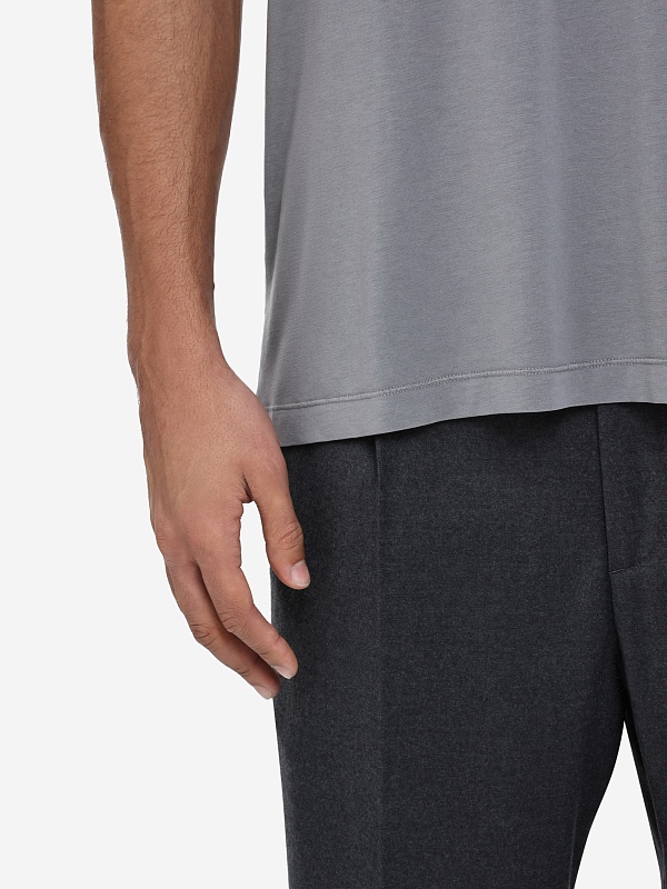 Футболка муж Officine Generale S25MTEE207PRE IRON GREY - 4