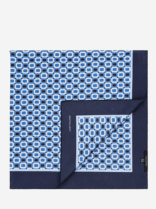 Платок муж TAGLIATORE FOULARD90 PE NTE26-01 26E343 NAVY - 0