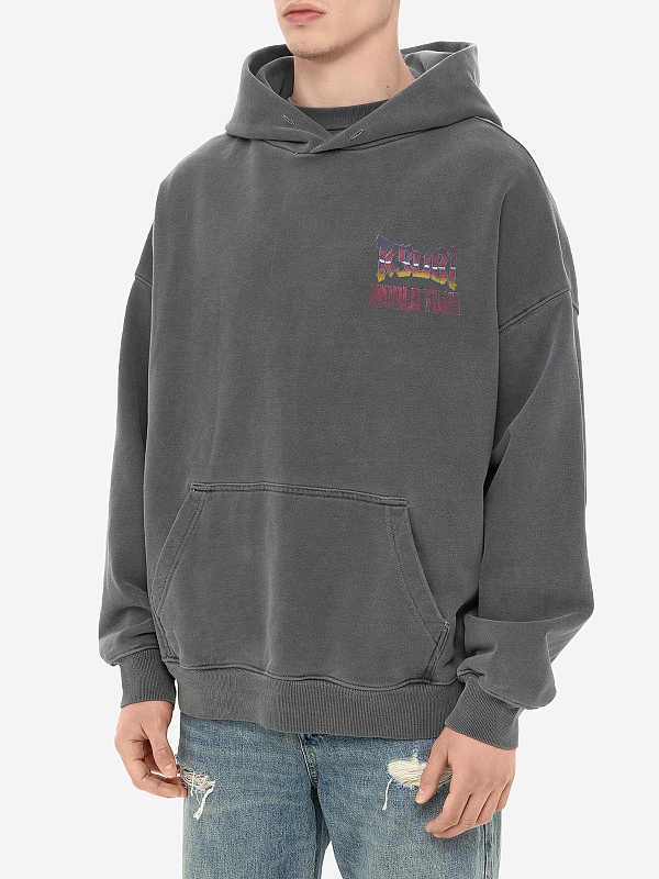 Худи муж Ksubi MPS25FL004 BLACK - 3