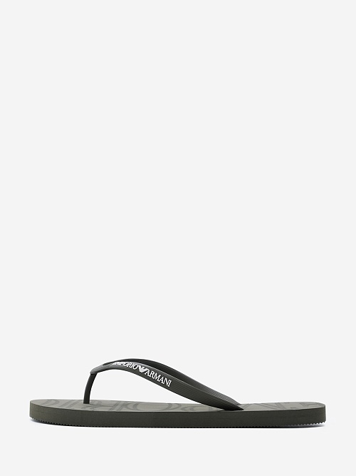 Шлепанцы муж Emporio Armani EX000041 AF22188 M7170 OLIVE/WHITE - 0