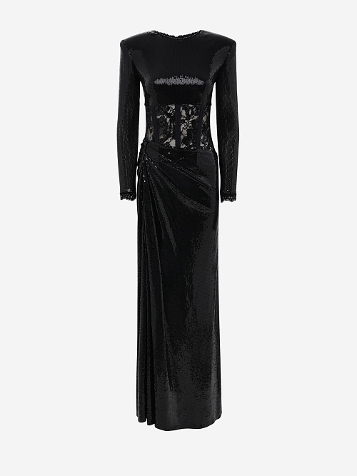 Платье жен Nissa RS16074 black - 0