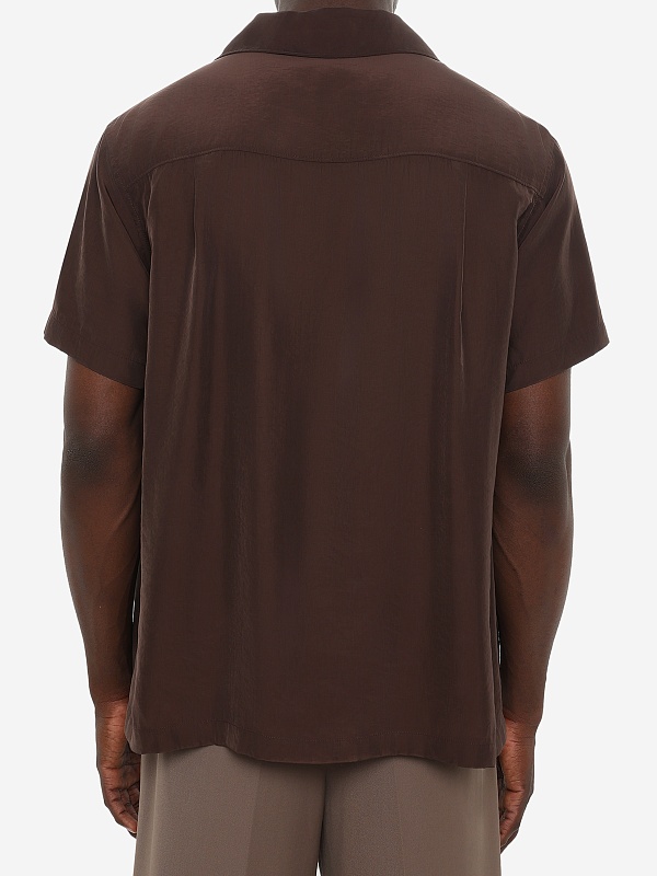 Рубашка муж Tonywack BF12SH007 BROWN - 4