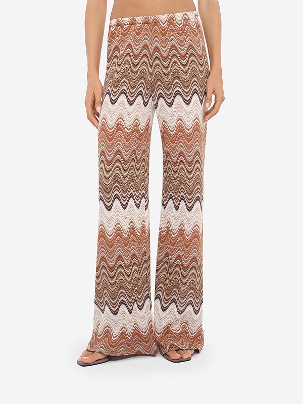 Брюки пляжные жен MC2 Saint Barth AML001 01846L RACHEL SEA WAVE 18 - 3