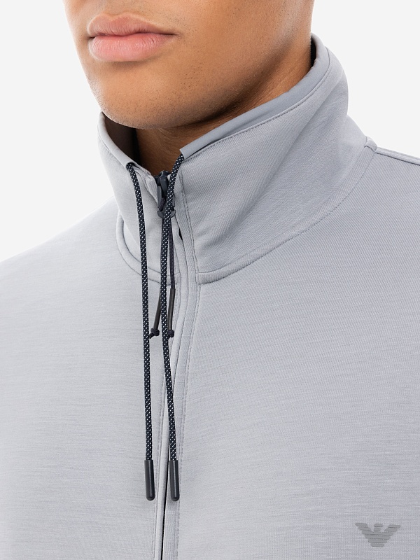 Толстовка на молнии муж Emporio Armani EM000083 AF10103 U8060 MONUMENT - 4