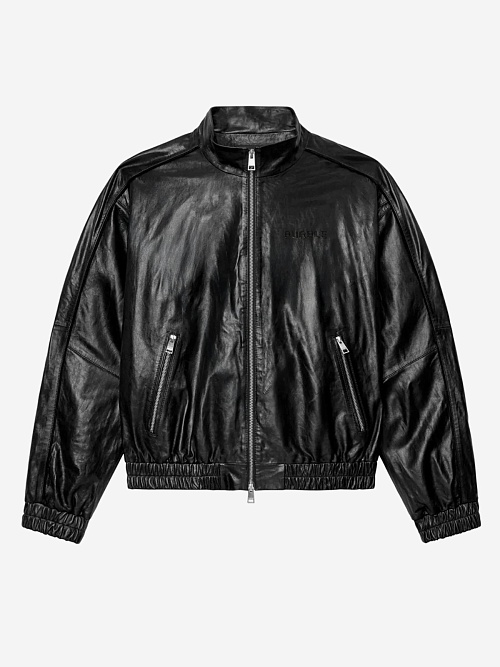 Куртка кожаная муж PURPLE M9610-LBTJ226 BLACK - 0