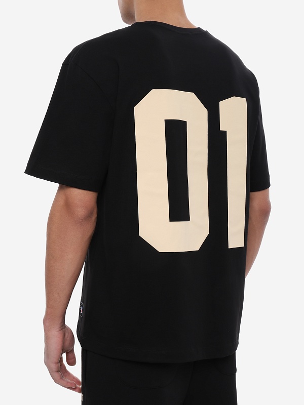 Футболка муж IH NOM UH NIT NUS26285 L66_BLACK+CREAM - 4