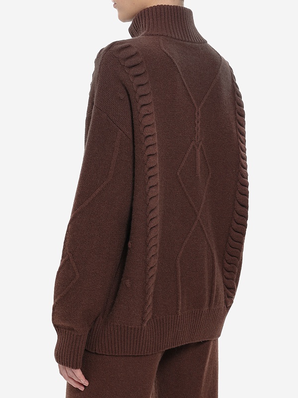 Кардиган жен Burka kn25-k002 Шоколадный - 3