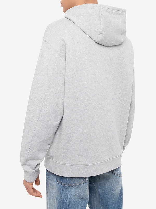 Худи муж Carne Bollente AW25H0103 Melange Grey - 4