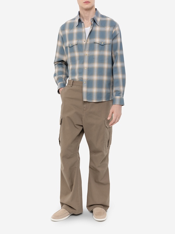 Рубашка муж Tonywack BD12SH04 SKY BLUE - 2