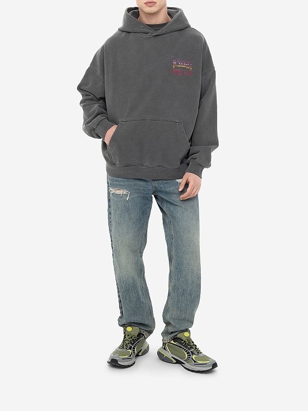 Худи муж Ksubi MPS25FL004 BLACK - 2