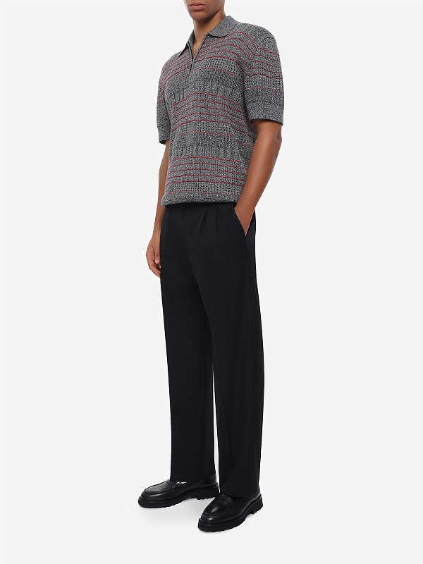 Брюки муж Drôle de Monsieur PERM-BP165-PL127-BL BLACK - 1