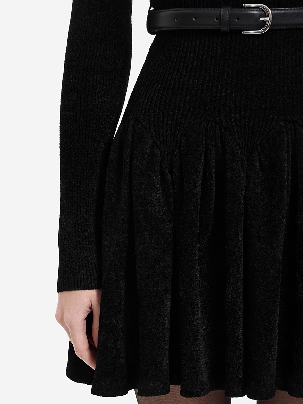 Платье жен Self-Portrait AW25-029S-B BLACK - 4